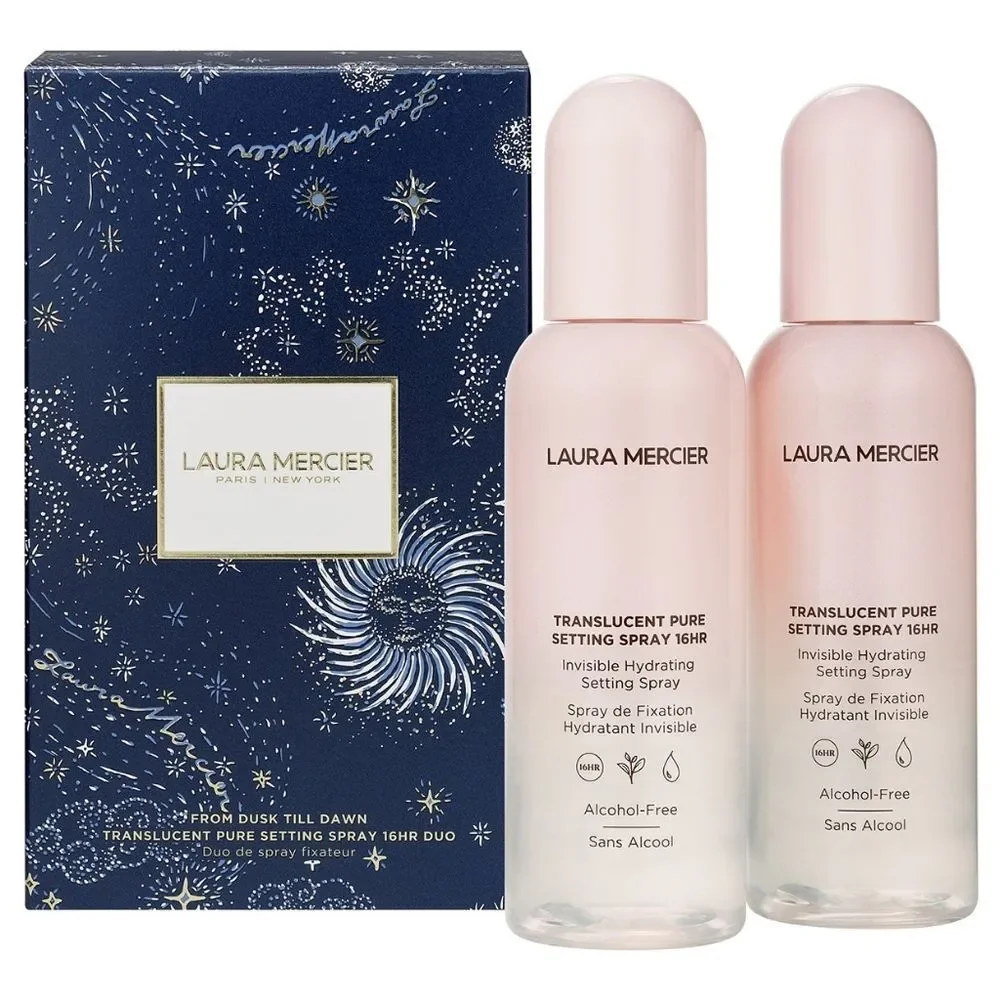 Laura Mercier Set of 2 Full Size 16 hour Setting Sprays